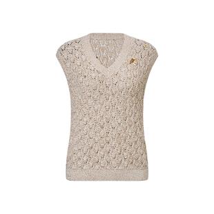 【SGPR】法式慵懒感穿搭大V领H型毛织马甲背心25冬款