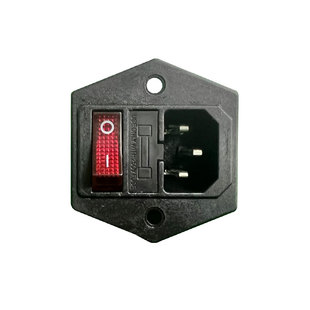 自动麻将机麻将桌配件通用电源开关保险丝 电源线插座 麻将机开关