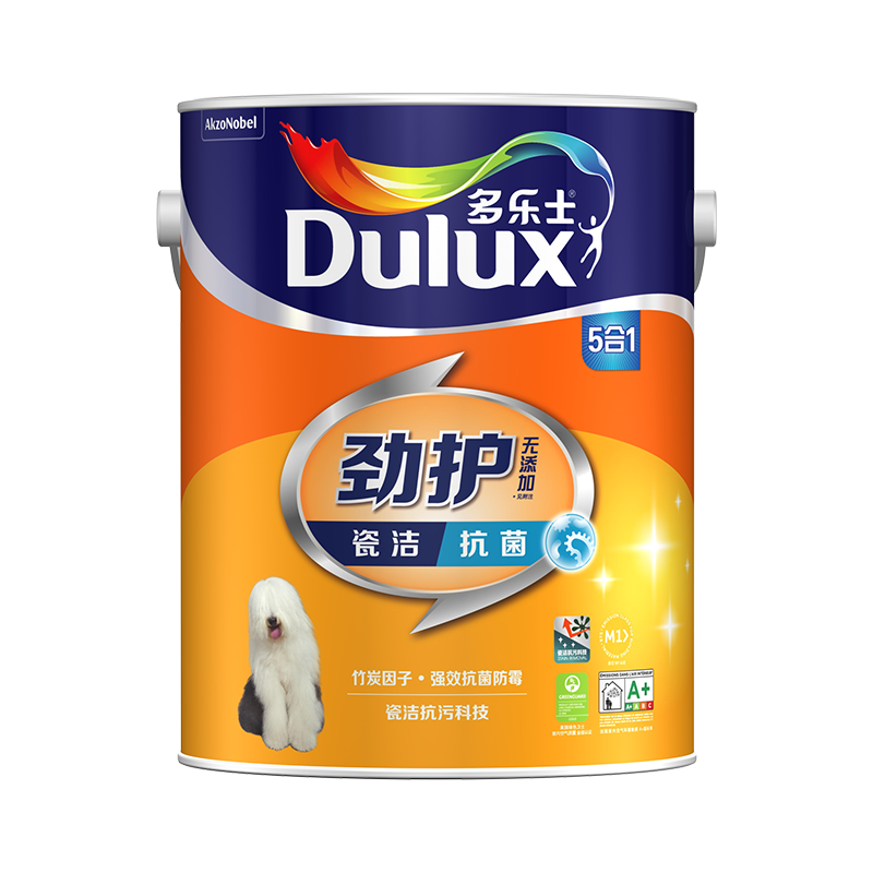 多乐士乳胶漆劲护瓷洁五合一