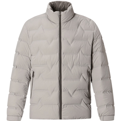 七匹狼男士轻薄羽绒服2025冬季新款立领短款保暖外套三防夹克男装