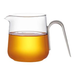 天福茗茶 与侣同行茶海 玻璃耐高温简约高端公道杯功夫茶具300ml