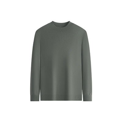 杉杉可机洗圆领打底羊毛衫针织衫