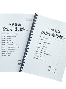 小学英语语法专项训练知识点总结