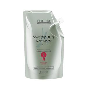 欧莱雅直发膏一梳直免拉柔顺剂拉直膏家用软化剂不永久定型洗直水