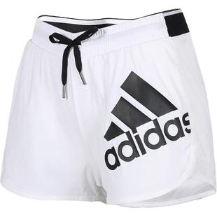 Adidas/阿迪达斯女子当季新款运动裤休闲宽松白色短裤DY8640