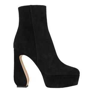 【经典款】Sergio Rossi/SR女鞋SIROSSI系列时尚粗高跟短靴踝靴FP