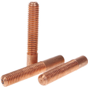 紫铜螺纹电极 放电电极 红铜螺牙电极 M2 M2.5 M3 M4 M5 M6 -M16