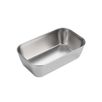 日式不锈钢小方盒雪糕小吃盘