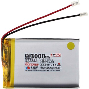 中顺芯984363高低大温差-20~80℃宽温域纯钴软包聚合物锂电池3.7V