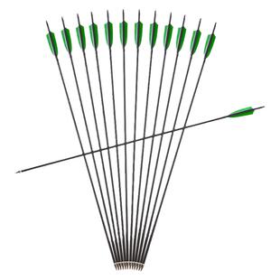 纯碳箭支一打 反曲美猎复合传统弓弓箭碳箭 竞技比赛玻纤箭混碳箭