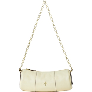 【新年礼物】MANU atelier 女士白色皮革单肩包