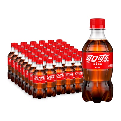 可口可乐畅爽汽水300ml*24瓶*2