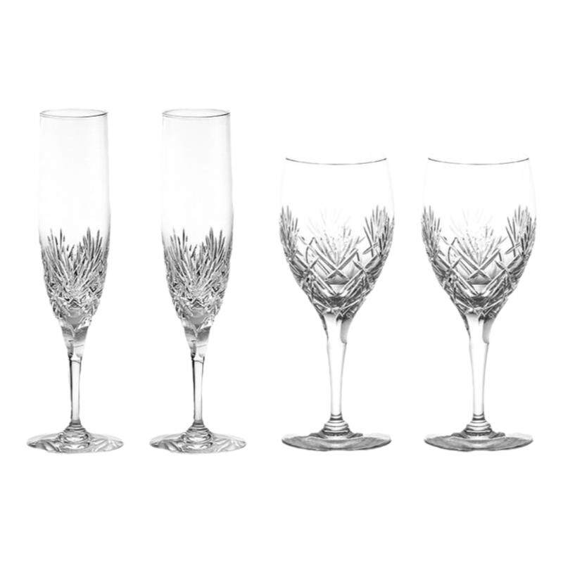 【结婚礼物】水晶香槟对杯