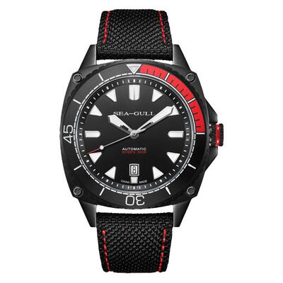 海鸥商务潜水男士机械表礼盒套装