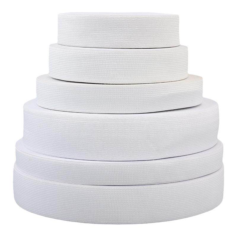 加厚松紧带1.5CM英寸6.5公分裤腰宽扁皮筋伸缩黑白色牛筋服装辅料