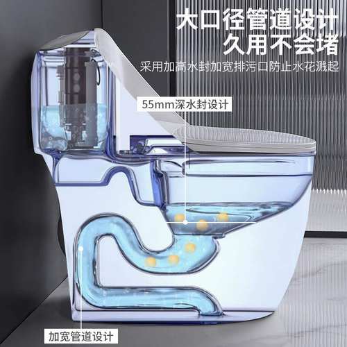 家用小户型马桶创意蛋型大静音虹吸式口径管道马桶大坐便器防臭
