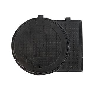 球墨铸铁井盖圆形方形重型雨水井市政下水道盖板污雨水井盖沙井盖