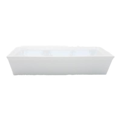 五星级餐具用品高档会所纯白菜盘