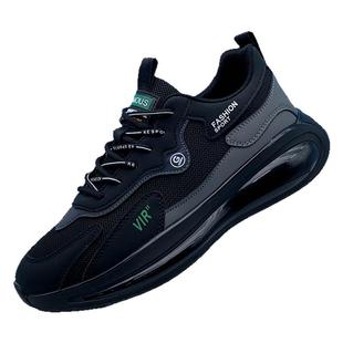 春夏季2025新款男鞋网面透气百搭休闲鞋薄款潮流青年防滑运动男鞋