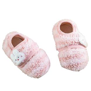 爱贝迪拉宝宝地板鞋袜子秋冬款男女童室内防滑隔凉加绒婴儿学步鞋