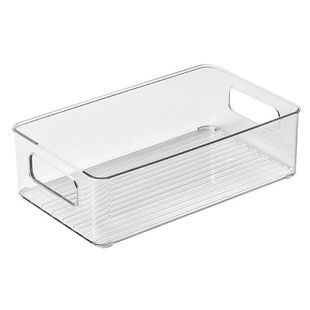 PET透明整理盒透明桌面收纳整理筐化妆面膜零食宿舍抽屉收纳盒