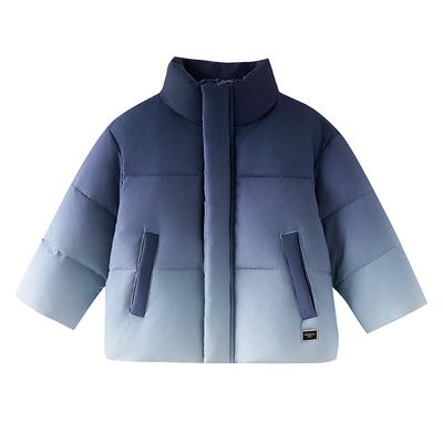 贝田女童冬季加厚保暖羽绒服外套