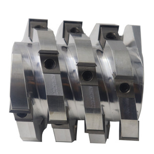 重切舍弃式螺旋刨刀霸王螺旋刀铝体立轴四面修边菠萝木工仿形铣体