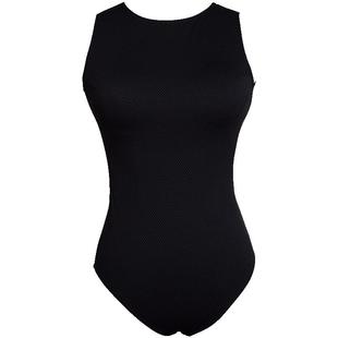 PRIDONNA钻石系列无袖连体泳衣女成人聚拢性感露背遮肚显瘦带胸垫