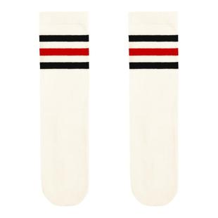 儿童长筒袜纯棉春秋高筒白色学生足球过膝袜夏季男童女童中筒袜子