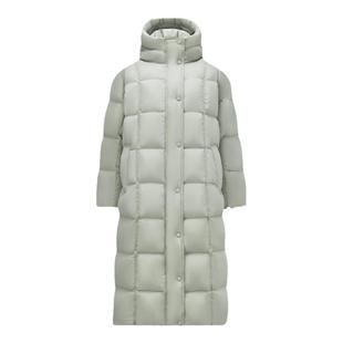 网易严选中国大鹅女士羽绒服女2025冬新长款鹅黄色防水鹅绒服保暖