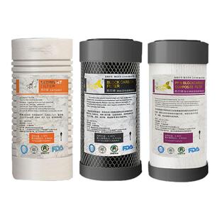 苏尔大胖滤芯10寸白瓶蓝瓶家用前置过滤器PP棉折叠复合炭过滤芯