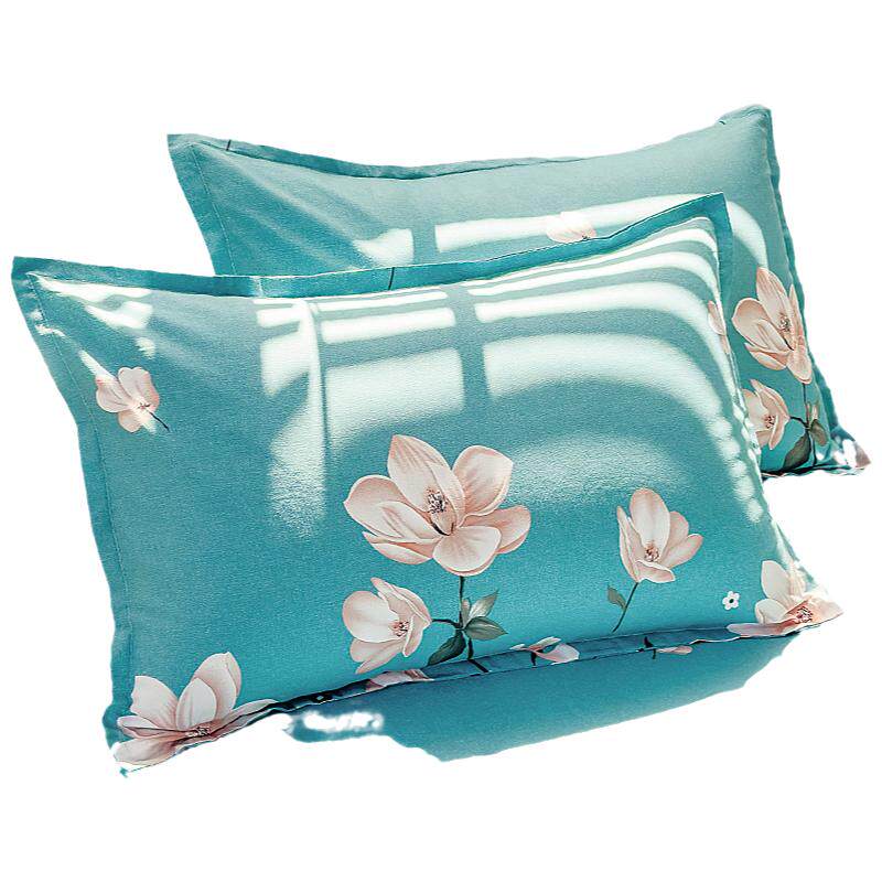 纯棉枕套2024新款一对装100全棉枕头套子48cmx74cm单个40x60整套