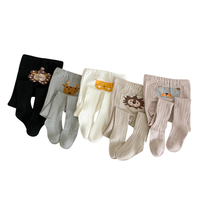 宝宝大PP内搭裤婴儿纯棉春秋季薄款男女童裤袜幼儿童屁屁连身袜