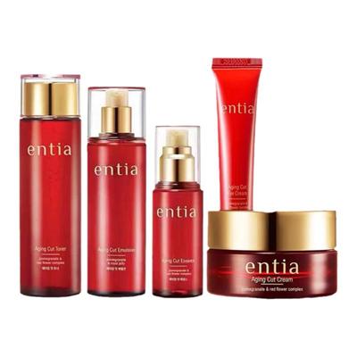 韩国恩沙entia红石榴臻颜套装深润透高保湿抗皱修复细纹提亮肤色