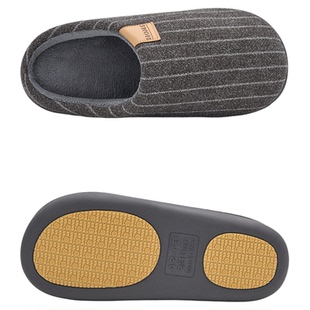 棉拖鞋TPR防滑底女款冬季2025新款室内居家保暖抗菌拖鞋冬天男款