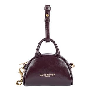 Lancaster兰卡斯特 Retro Bow系列小牛皮迷你保龄球包零钱包包挂