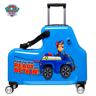 汪汪队宝宝儿童行李箱懒人溜娃可坐可骑小孩拉杆箱男孩女孩旅行箱