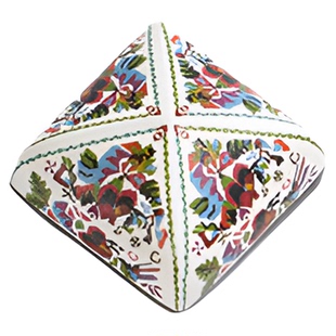 新疆文创旅游纪念品树脂冰箱贴迷你小花帽磁贴民族风送朋友纪念品