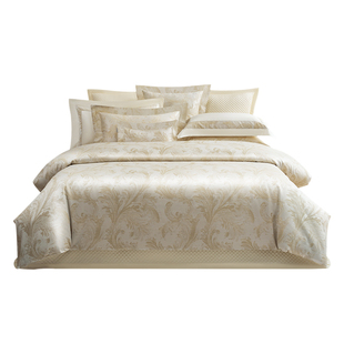 意大利原装进口提花高级纯棉四件套埃及长绒棉高品位奢华别墅床品