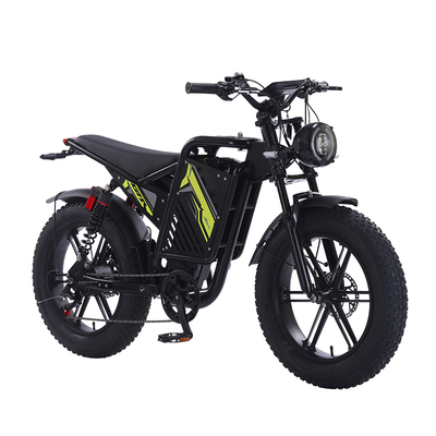 复古越野锂电电动自行车