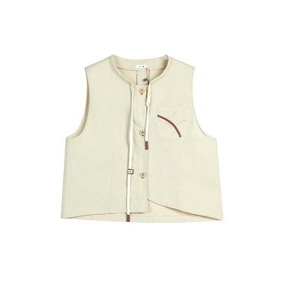 UGIZ2025年夏季新品商场同款韩版纯色时尚休闲马甲女UBEJ896