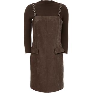 Vero Moda连衣裙女2025夏季新款光泽感面料套装裙巴恩风32517C011