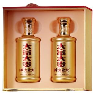 家大业大酒大富大贵100ml酱香型白酒53度文创礼盒粮食高粱伴手礼