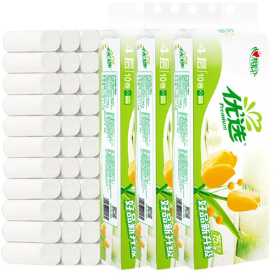 心相印优选系列卷纸4层10卷