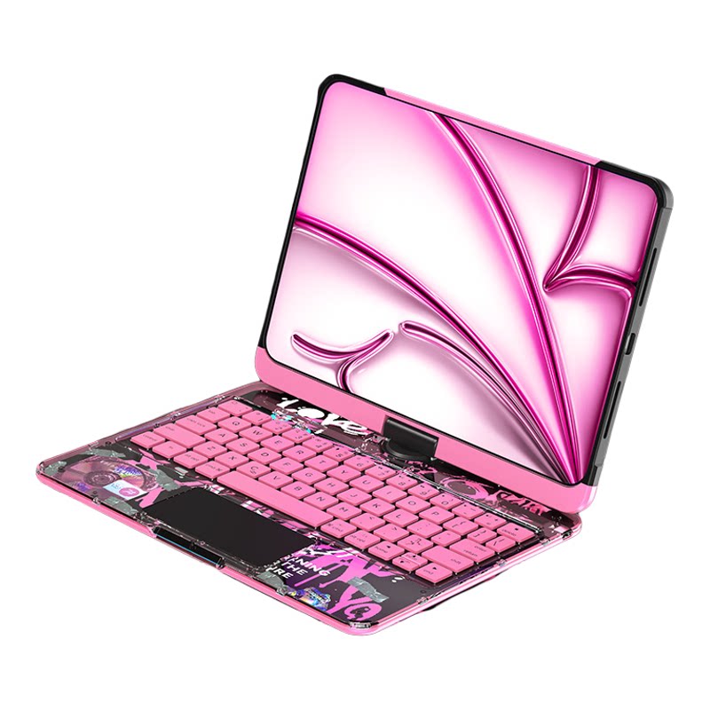 朋克风格ipad蓝牙键盘平板保护套