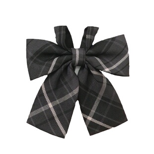 DK手打领带jk格子衬衫休闲免打配饰男女情侣学生学院风蝴蝶结领花