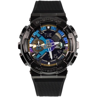 卡西欧手表男gshock钢铁之心王一博同款防水金属小钢炮方块GM-110