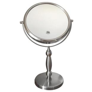 台式双面镜10倍12倍放大8寸 360度旋转高档化妆镜子正品 外贸特价
