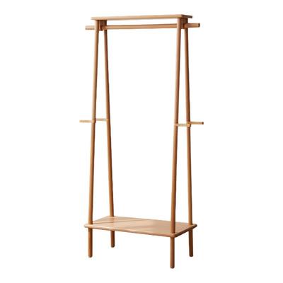 实木落地式挂衣架阳台简约晾衣架