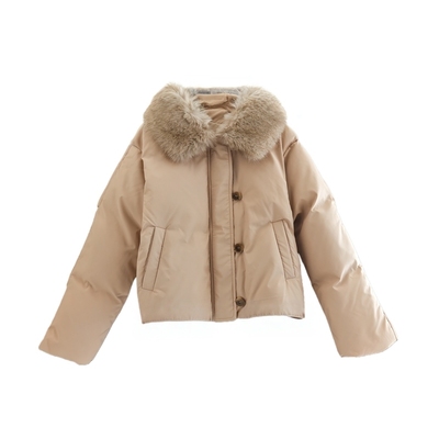 卡斯托镇保暖加厚棉衣棉服女